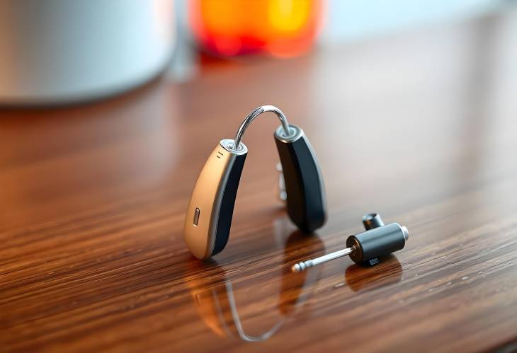 Skin Tone Hearing Aids Innovative Devices on a Tabletop